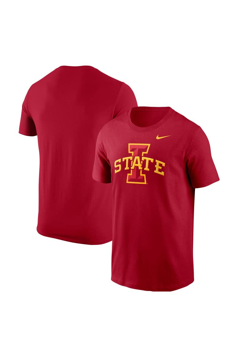 Men's Nike Cardinal Iowa State Cyclones Logo T-Shirt, Main, color, Cardinal