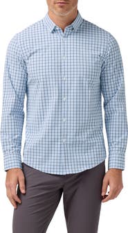 Mizzen+Main Leeward No Tuck Trim Fit Performance Button-Up Shirt