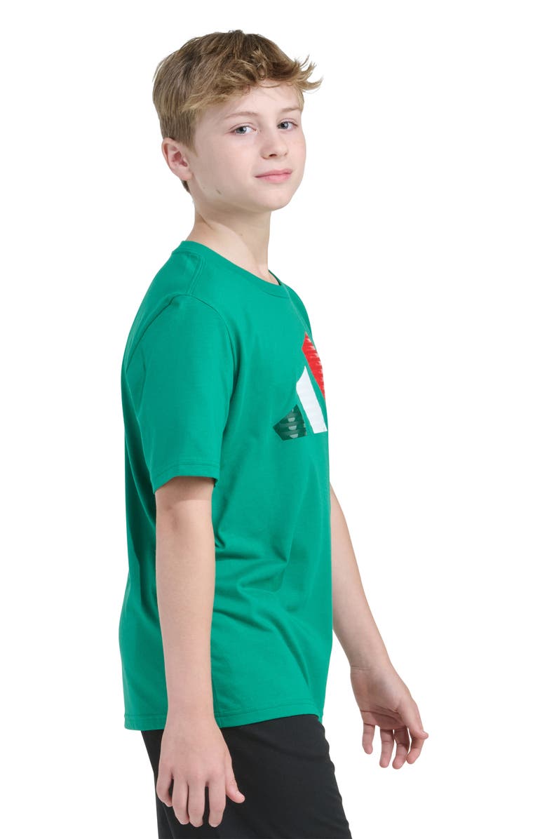 adidas Kids' Nations Badge of Sport Graphic T-Shirt, Alternate, color, Bold Green