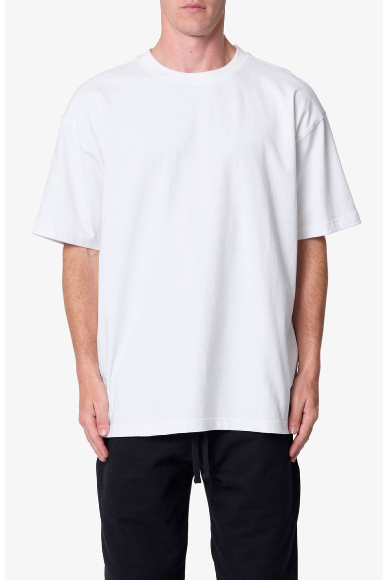 Heavy Basic Boxy Cotton T-Shirt, Main, color, WHITE