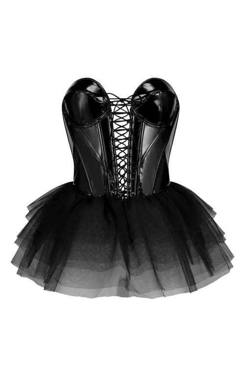 Shop Hunkemoller Hunkemöller Underwire Corset Tutu In Black