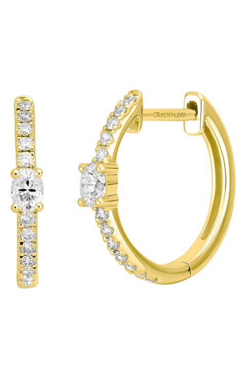 Linea Diamond Huggie Hoop Earrings (Nordstrom Exclusive)