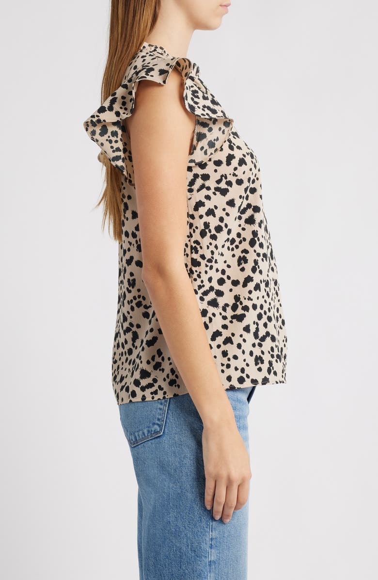 Friends Like These Ruffle Sleeve Top, Alternate, color, Cream