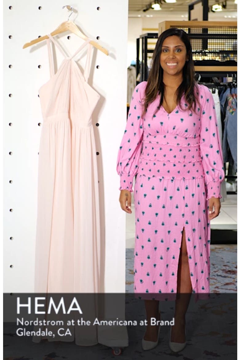Halter Chiffon A-Line Gown video