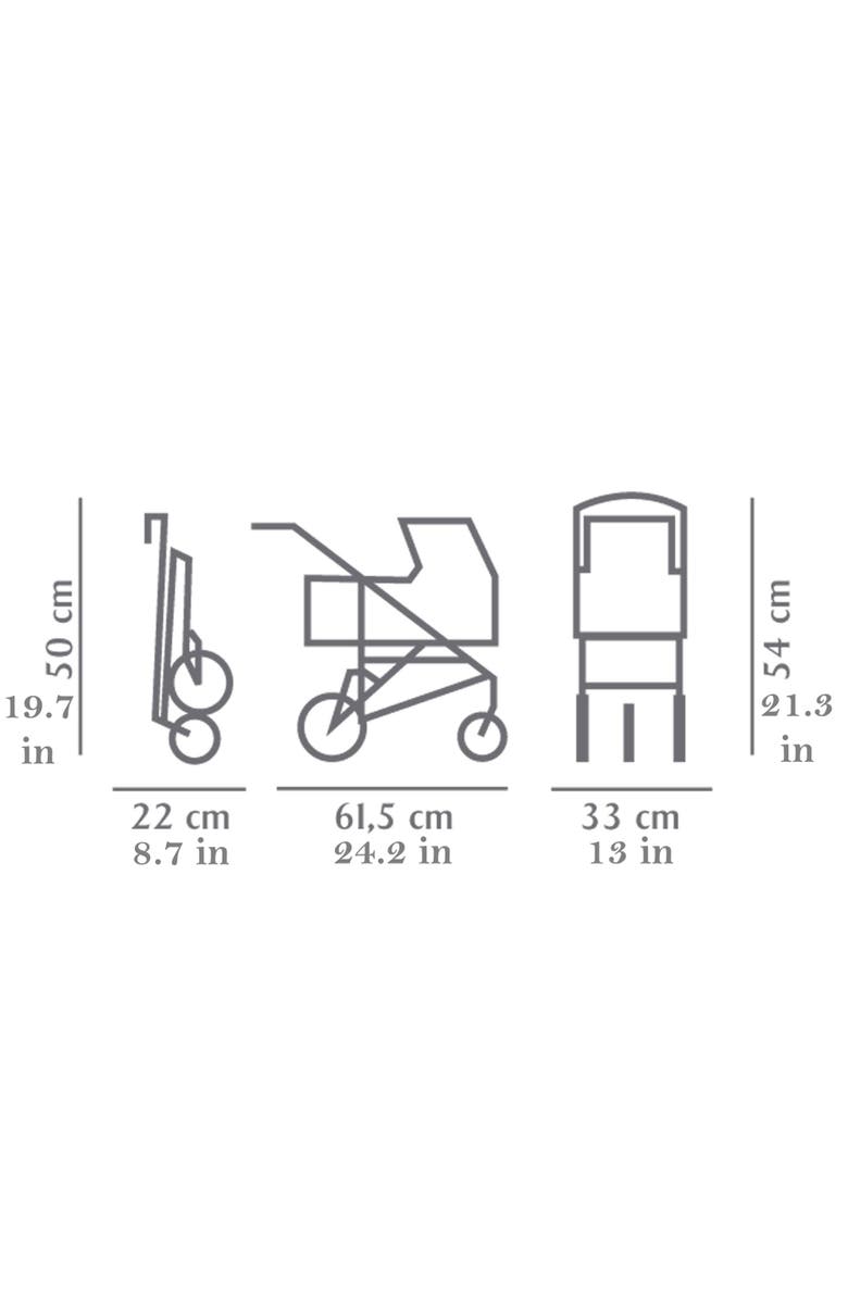 Gotz 3 Wheel Doll Buggy, Soft Mood, Foldable Toy Stroller, Dolls Up to 19.5 Inches, Alternate, color,