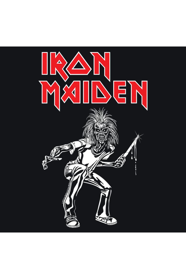 Men's Iron Maiden Eddie Knife  Graphic T-Shirt, Alternate, color, Black
