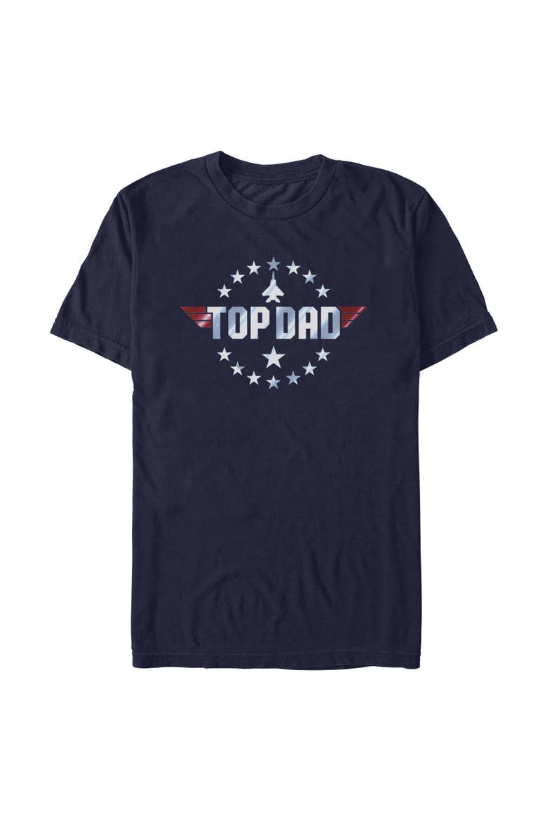 Men's Lost Gods Top Dad Logo  Graphic T-Shirt, Main, color, Navy Blue