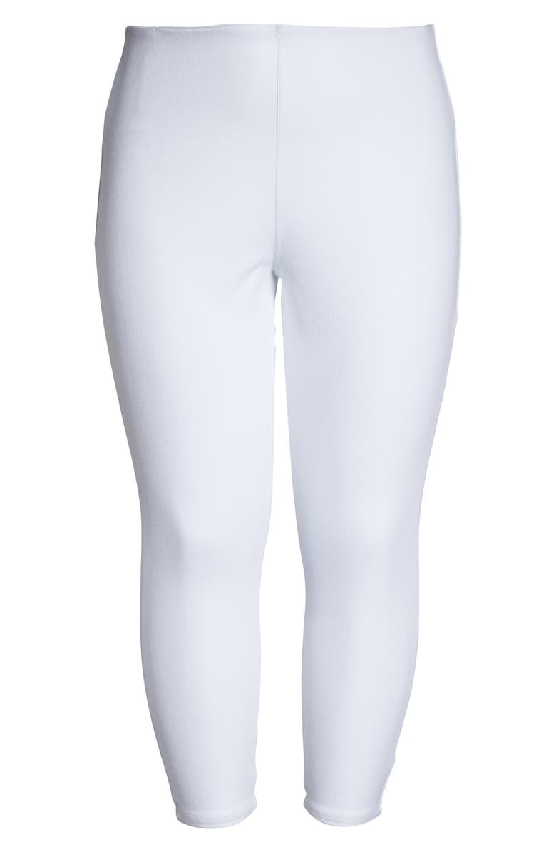 Lysse ̀ Toothpick Crop Denim Leggings, Alternate, color, White