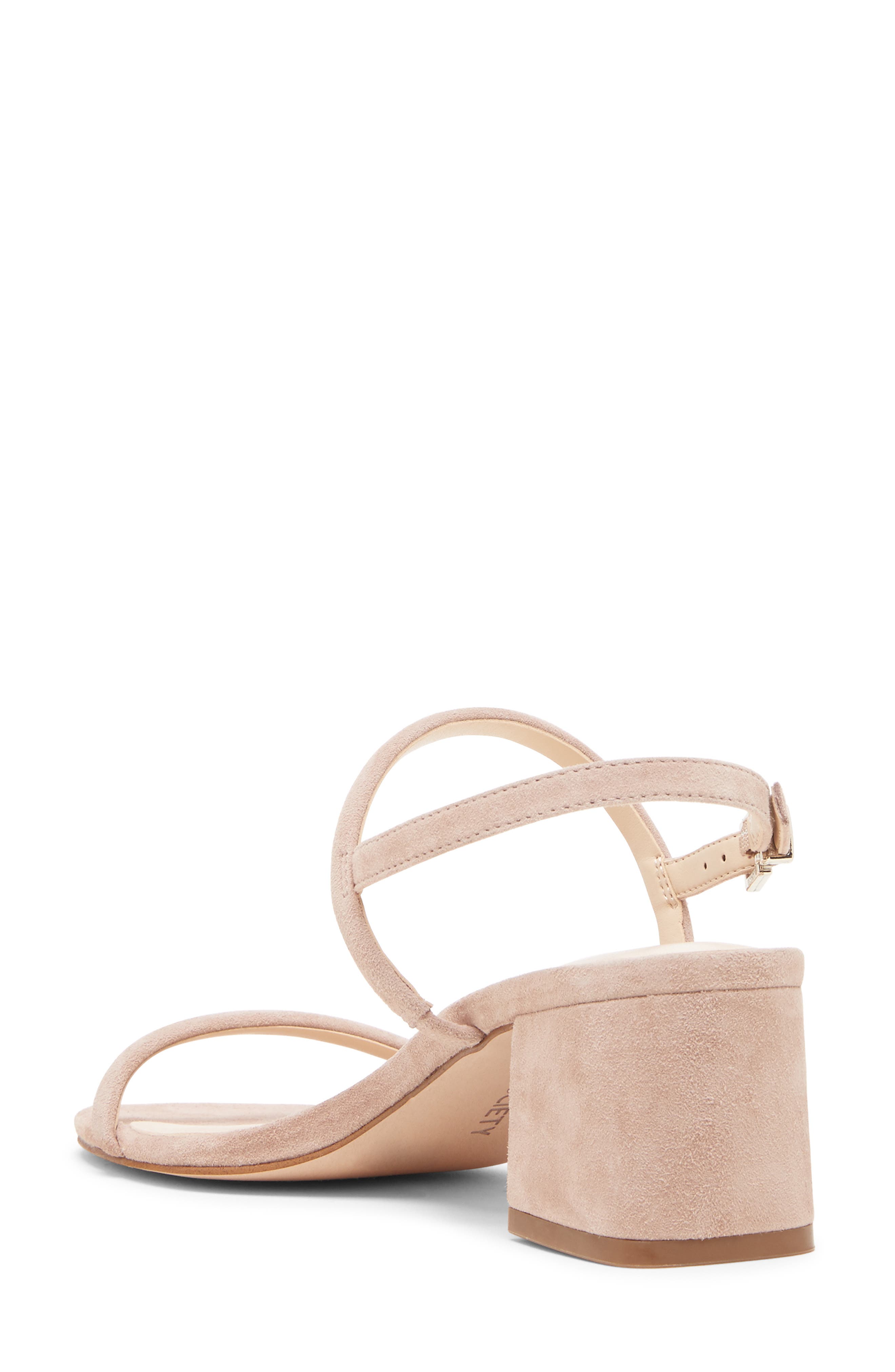 Saunye Strappy Sandal, Alternate, color, DUSTY ROSE SUEDE