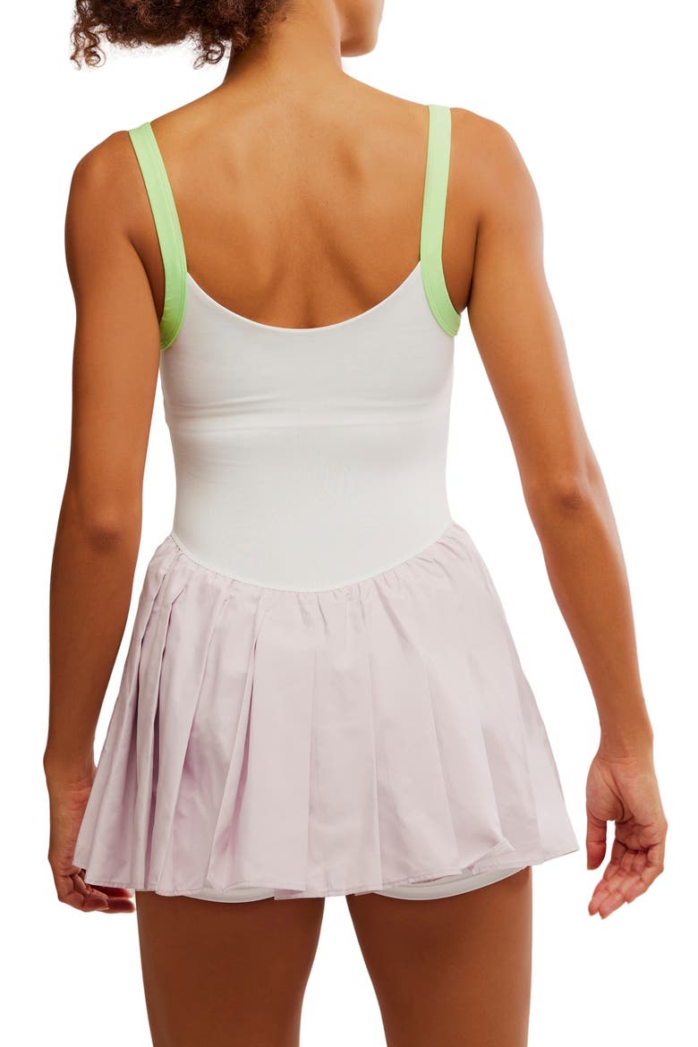 FP Movement Swing of Things Mixed Media Tennis Dress, Alternate, color, LAVENDER GLAZE