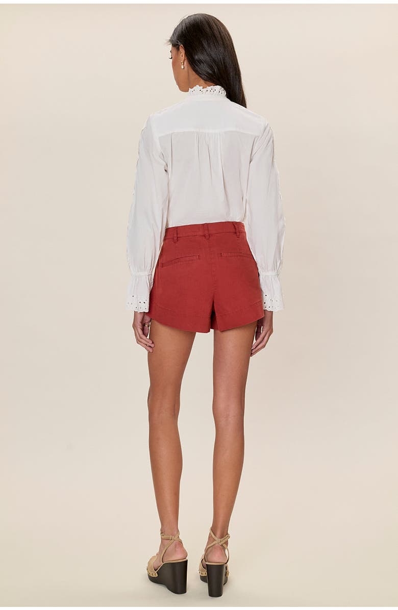 Rebecca Taylor Remi Garment Dyed Short, Alternate, color, Burnt Sienna