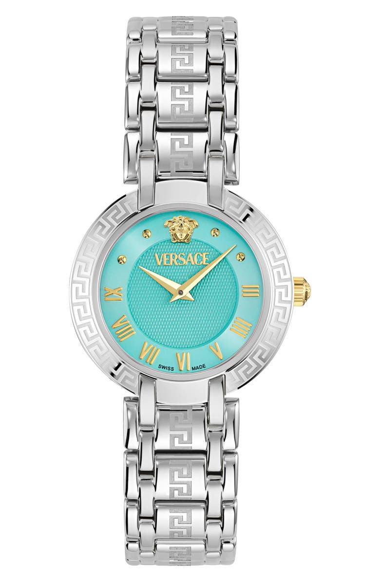 Versace Antlia Bracelet Watch, 34mm, Main, color, 