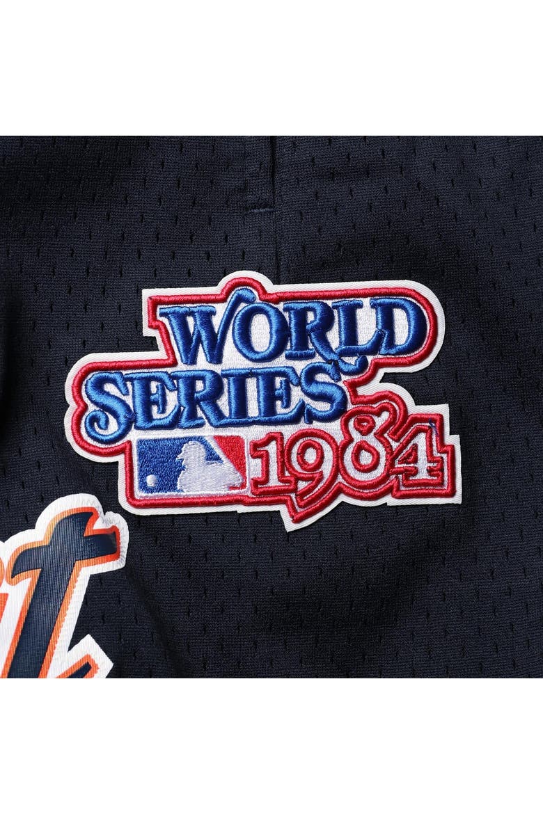 Men's Pro Standard Navy Detroit Tigers 1984 World Series Mesh Shorts, Alternate, color, Navy