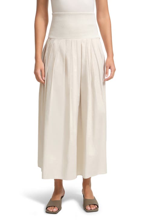 Kenmare Pleated Maxi Skirt