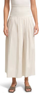 Marcella Kenmare Pleated Maxi Skirt