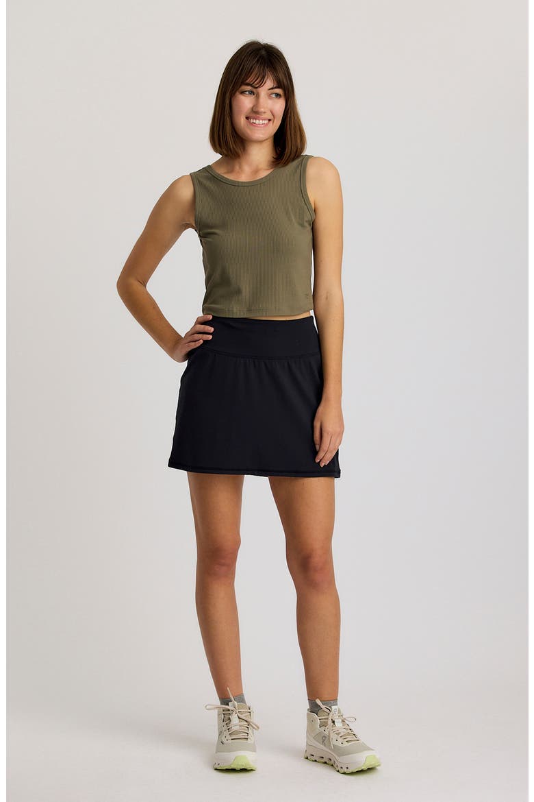 All Day UPF 50+ Skort, Alternate, color, BLACK