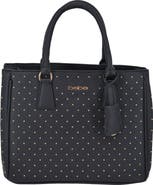 bebe Sagan Studded Satchel