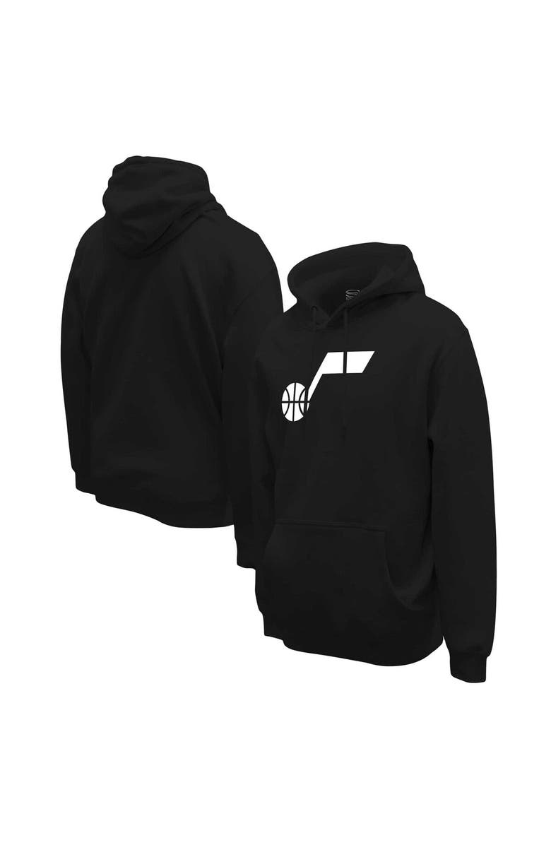 Stadium Essentials Unisex Stadium Essentials Black Utah Jazz Primary Logo Pullover Hoodie, Main, color,