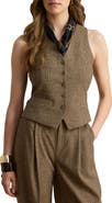 Lauren Ralph Lauren Glen Plaid Wool Vest