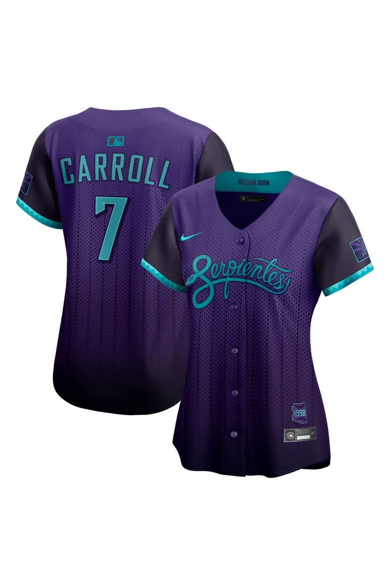 Women's Nike Corbin Carroll Purple Arizona Diamondbacks 2025 City Connect Limited Player Jersey, Main, color, Purple