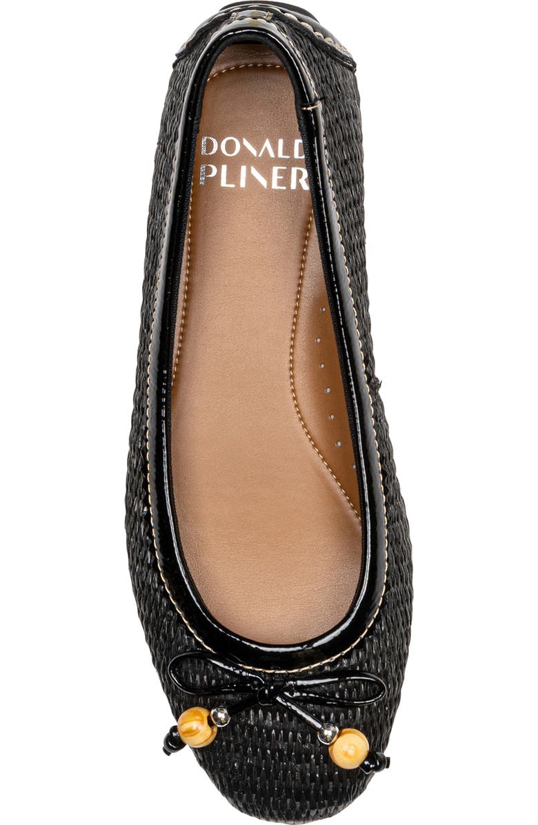 Donald Pliner Ballet Flat, Alternate, color, Black