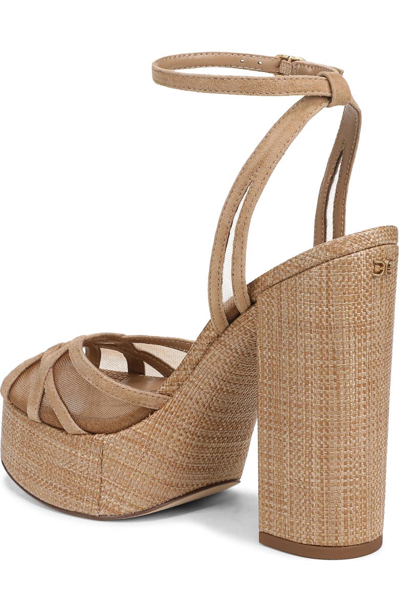 Sam Edelman Sandy Ankle Strap Platform Sandal, Alternate, color, Cyprus Tan
