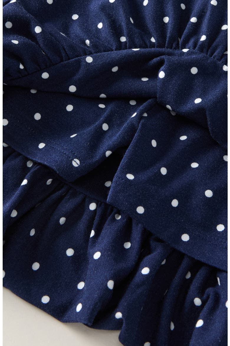 Kids' Knit Bubble Skort, Alternate, color, NAVY PEACOAT TATIANA DOT