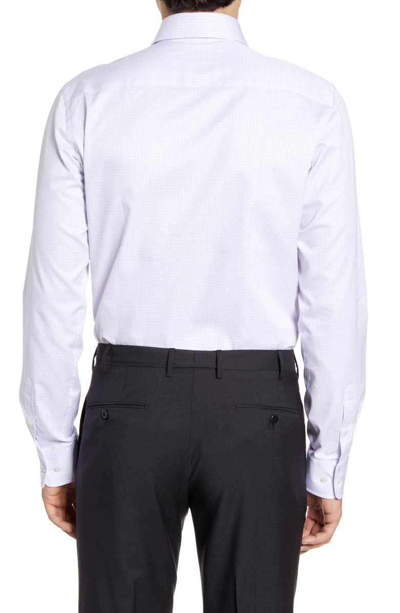 David Donahue Slim Fit Check Dress Shirt, Alternate, color, 