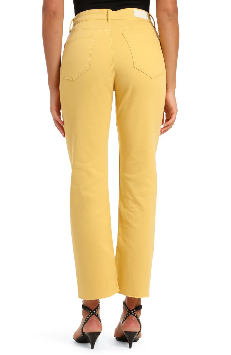 Mavi Jeans Barcelona High Waist Raw Hem Wide Leg Jeans, Alternate, color, 