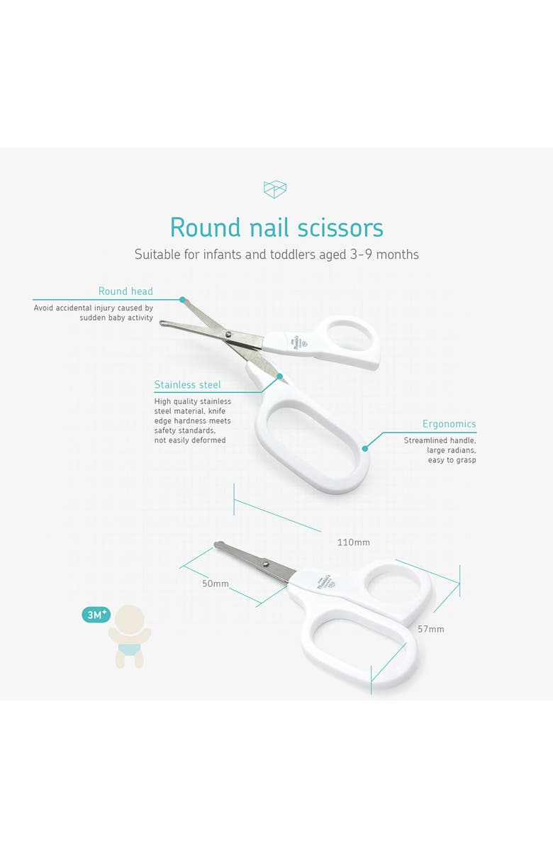 Little Martin's Baby Nail Care Kit Blue, 4Pc Setclipper, Scissors & Tweezer, Alternate, color, Multicolored