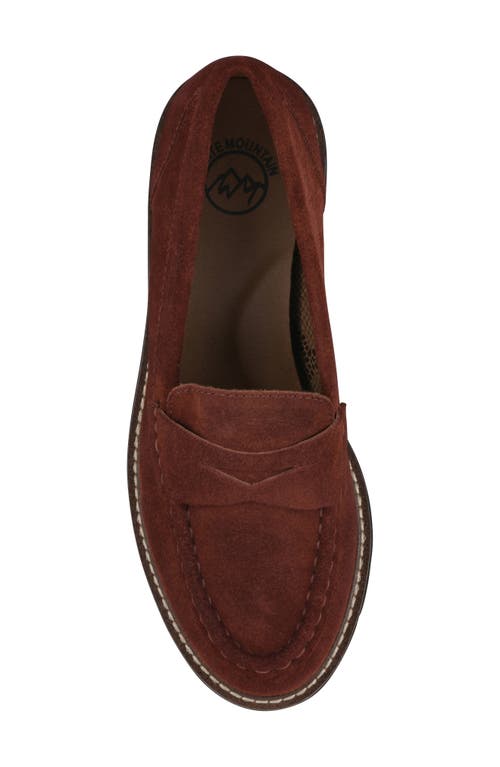 White Mountain Footwear Gunner Lug Sole Platform Penny Loafer