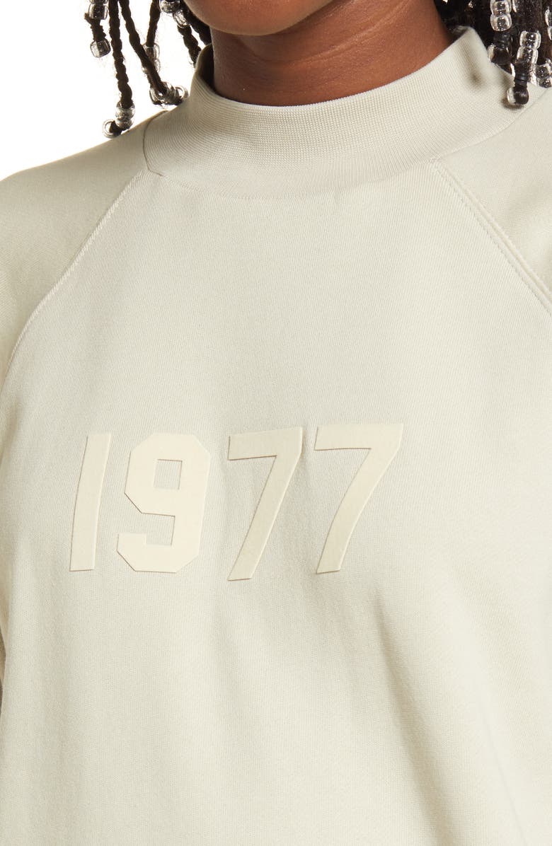 Fear of God Essentials Mock Neck French Terry Pullover, Alternate, color,