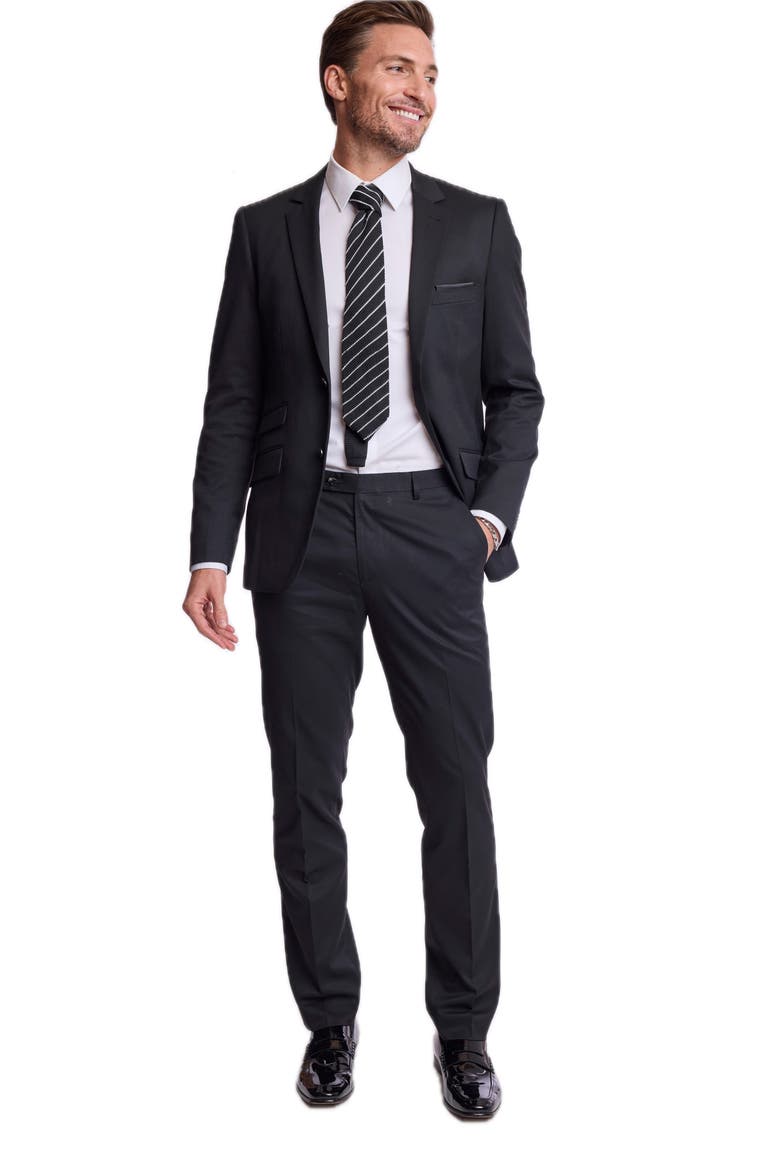 Downing Slim Fit Pants, Alternate, color, SOLID BLACK