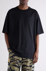 Givenchy Regular Fit Logo Embroidered T-Shirt