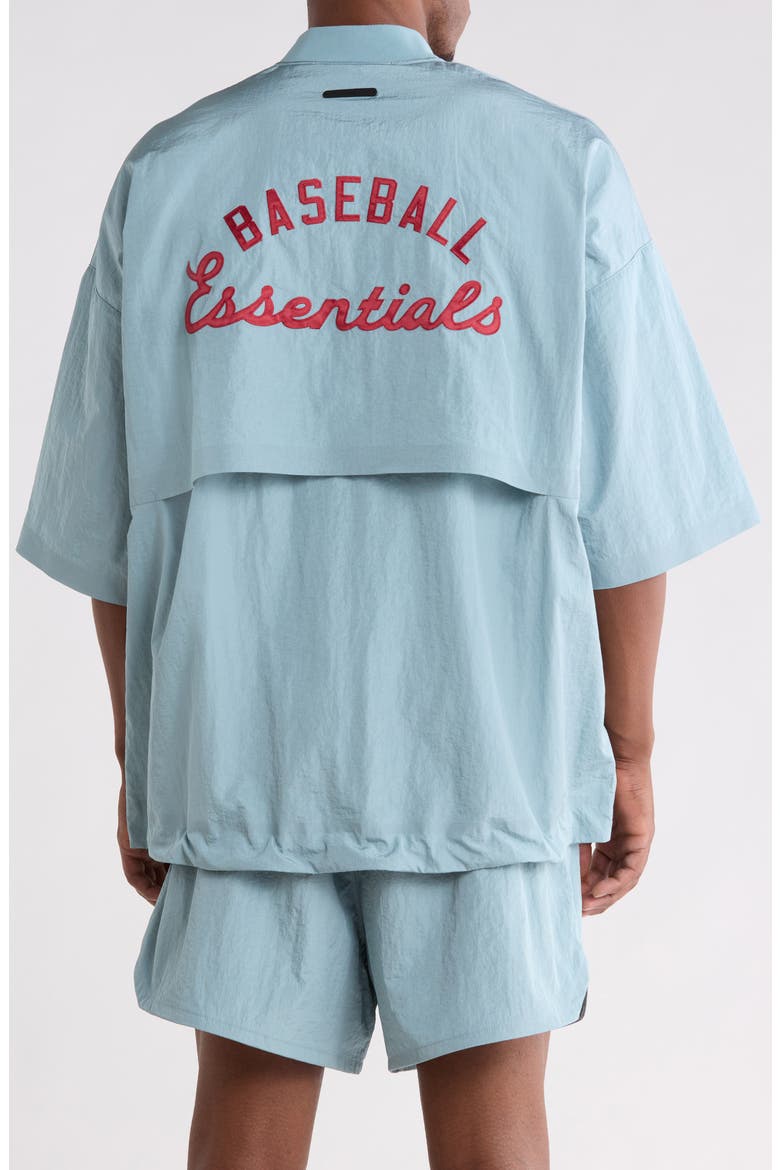 MLB Three-Quarter-Sleeve Pullover, Alternate, color, STONE BLUE