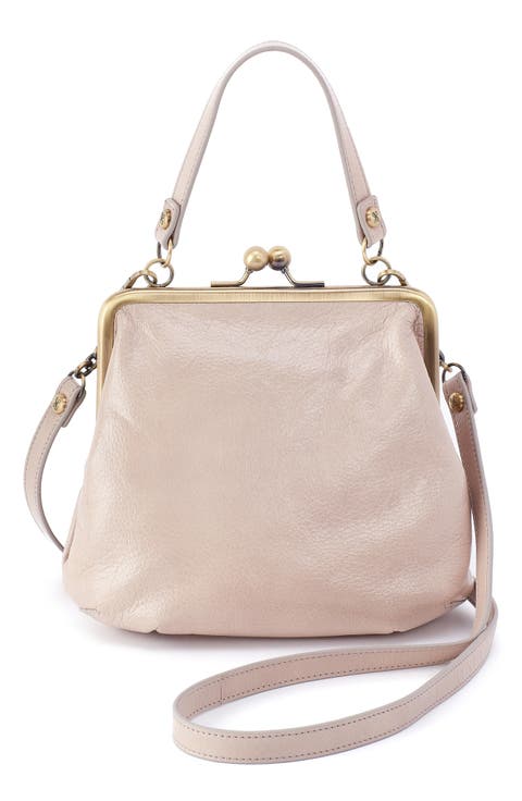 Alba Leather Frame Crossbody Bag