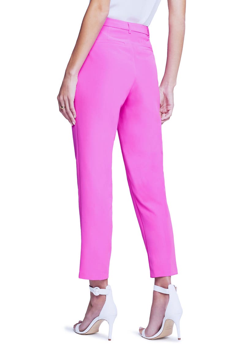 Ludivine Crop Trousers, Alternate, color, BRIGHT VIOLET