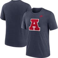Nike Men's Nike Heather Navy Arizona Wildcats Blitz Legacy Primary Tri-Blend T-Shirt