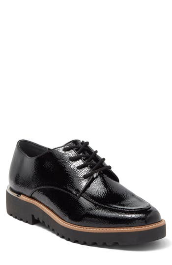 Franco Sarto Charles Patent Derby In Black/tan