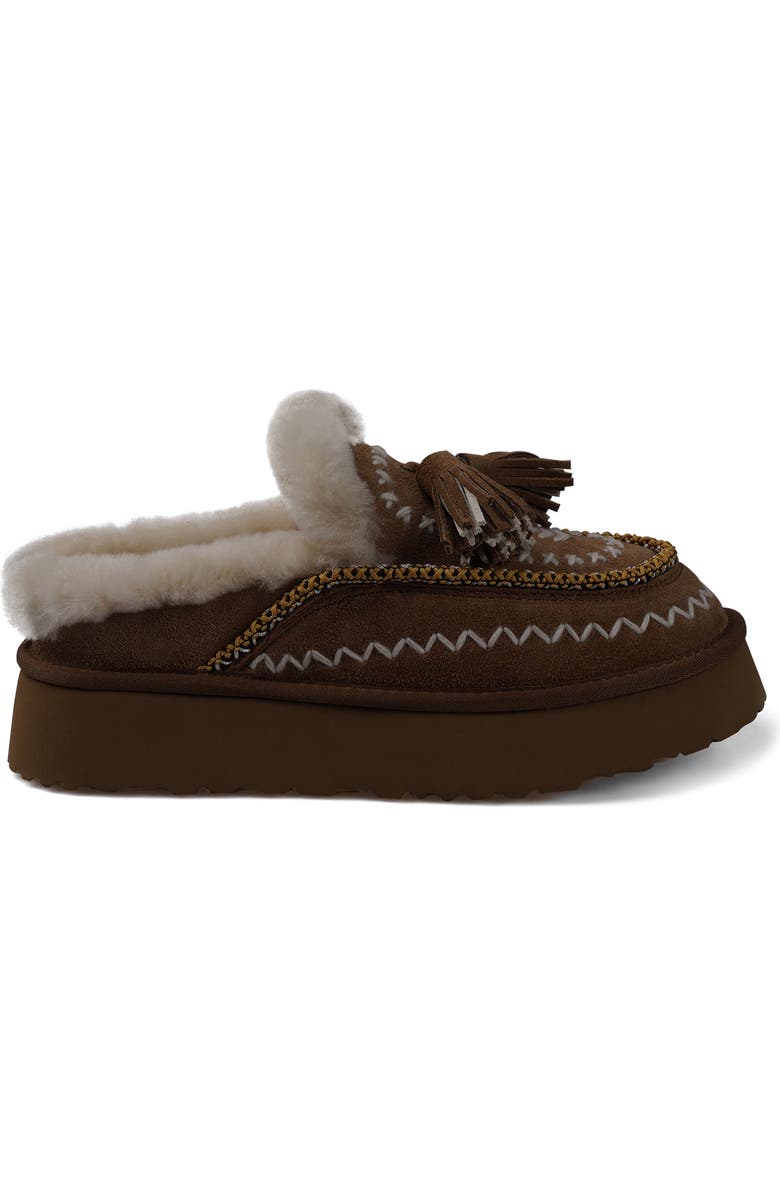 ZIGI Michel Faux Fur Platform Bootie, Alternate, color, Tan Suede