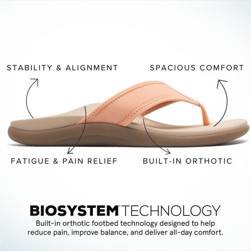 Abeo Laguna Sandal In Coral - Metatarsal
