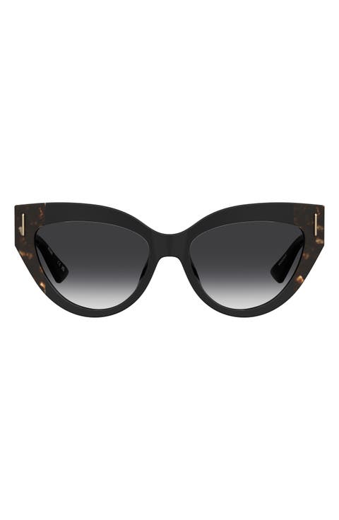 56mm Gradient Cat Eye Sunglasses
