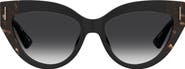 Moschino 56mm Gradient Cat Eye Sunglasses