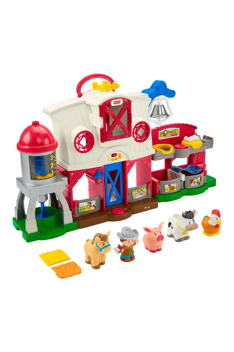 Little People® Caring for Animals Barn Playset, Main, color, MULTI