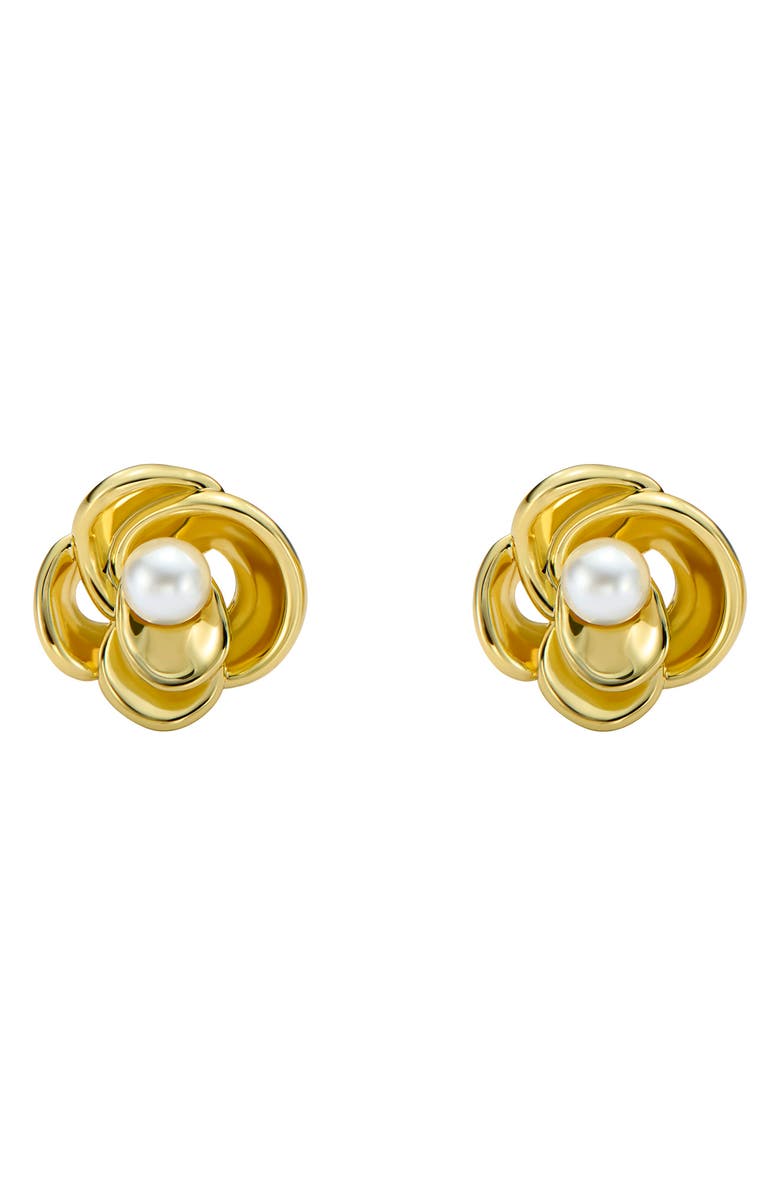 Ted Baker Flo Faux Pearl Stud Earrings, Alternate, color, 