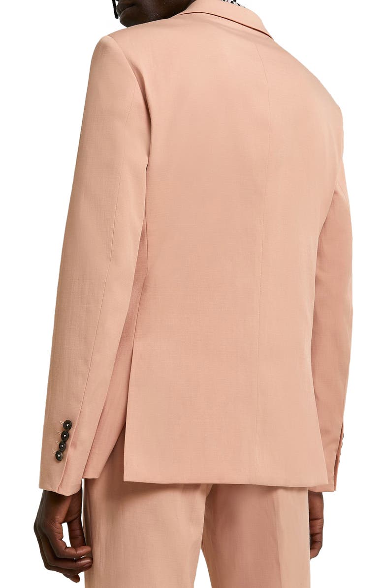 River Island Peach Suit Jacket, Alternate, color, 