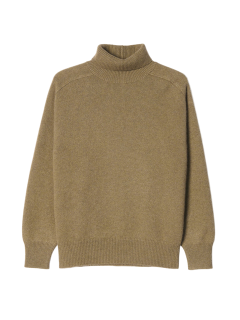 Unisex High-Neck Cashmere Sweater