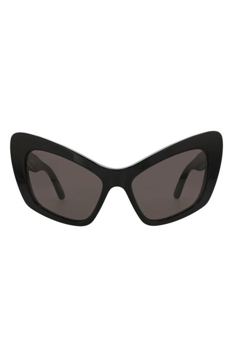 58mm Cat Eye Sunglasses
