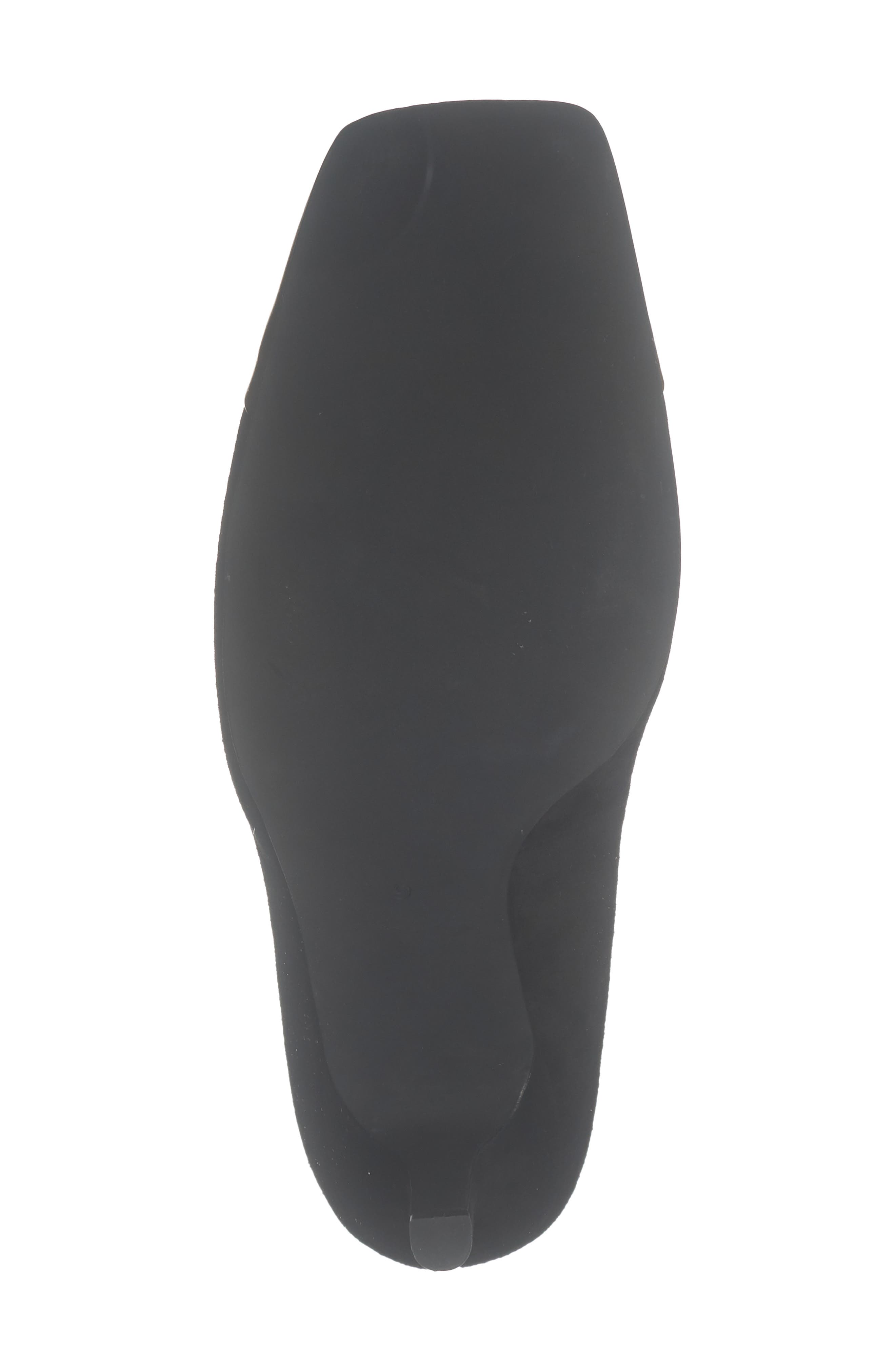 Sound Cap Toe Pump, Alternate, color, BLACK SUEDE GOLD COMBO