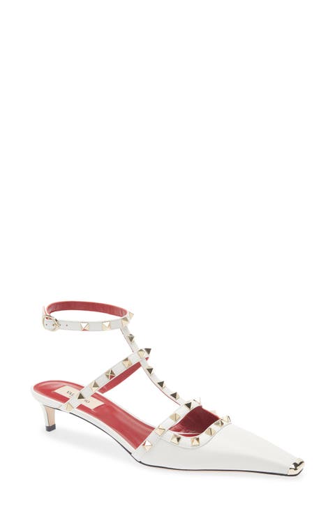 Rockstud Kitten Heel Pump